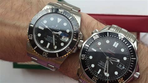 omega planet ocean chronograph vs rolex submariner|seamaster Rolex.